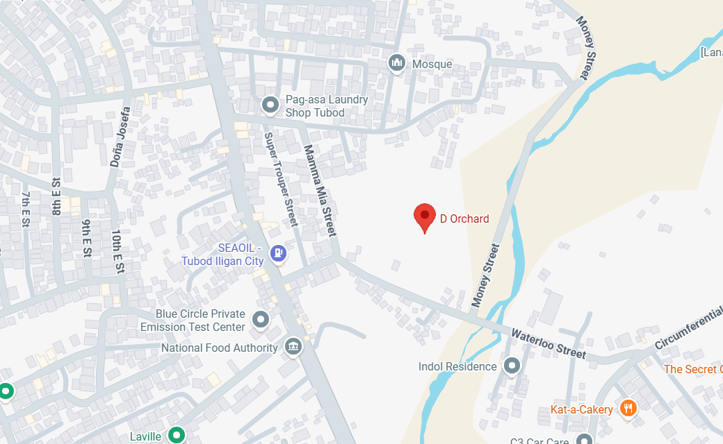 map of reception venue